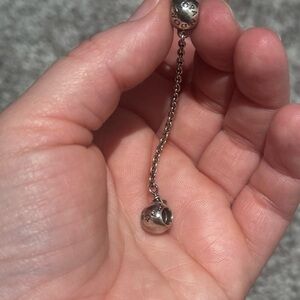 Elegant Silver Chain Drop Earrings